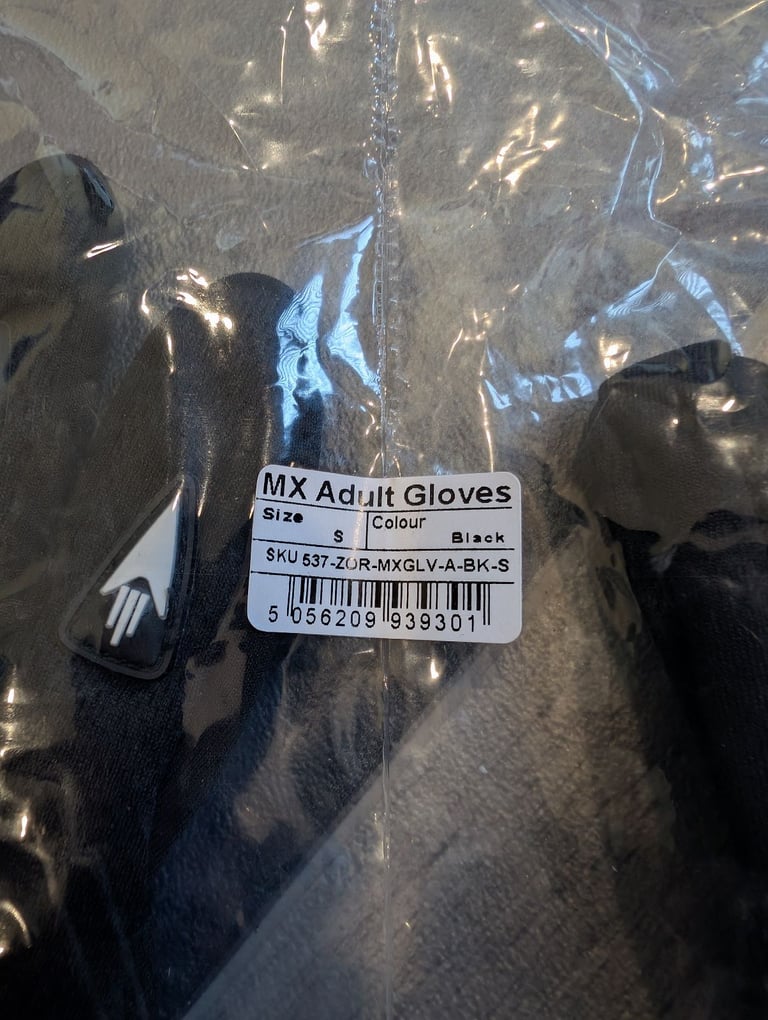 ZORAX X307 Motocross helmet with gloves, blaclava and racing google