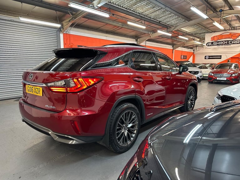 2016 Lexus RX 3.5 450h V6 F Sport CVT 4WD Euro 6 (s/s) 5dr ESTATE Petrol/Electric Hybrid Automatic