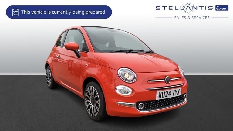 image for 2024 Fiat 500C 1.0 MHEV Convertible 2dr Petrol Manual Euro 6 (s/s) (70 bhp) Convertible Petrol Ma...