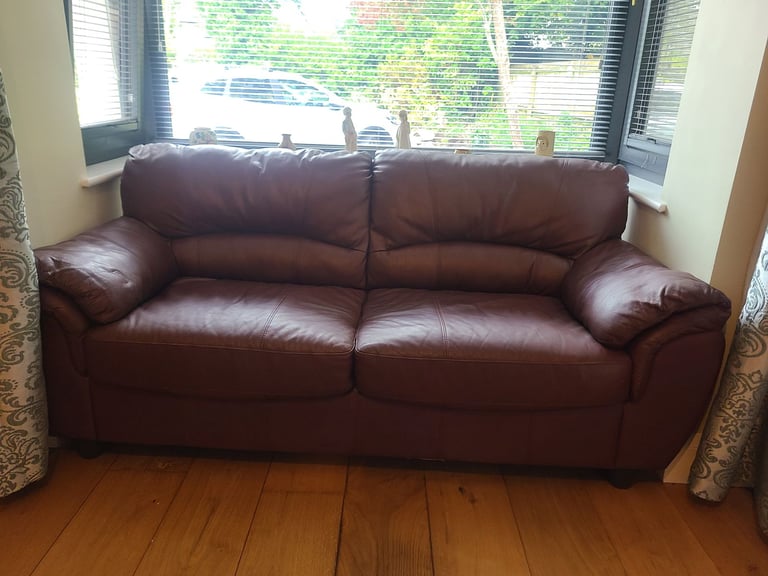 Leather sofas. 2 and 3 seat.