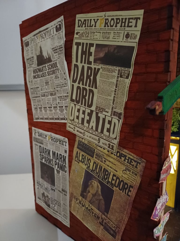 Harry Potter Book Nook - Knockturn Alley