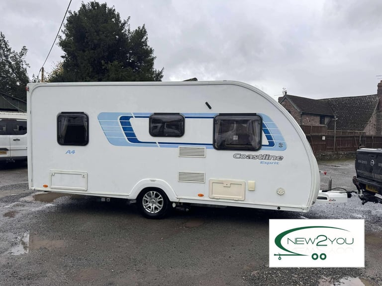 2013 Swift Coastline Esprit 4 Berth FIXED BED Caravan -STOCK NO E226