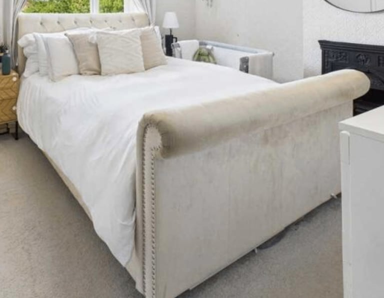 King Size Next gold bed 
