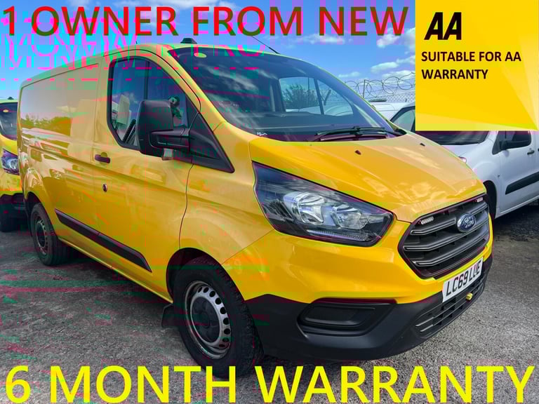 2019 Ford Transit Custom 2.0 EcoBlue 130ps Low Roof Leader Van PANEL VAN Diesel Manual