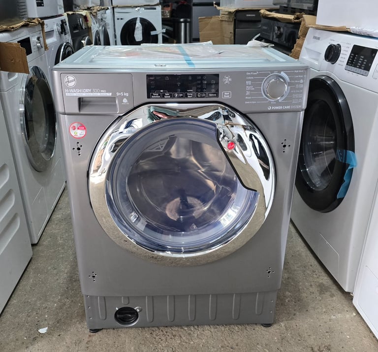 9kg Hoover Integrated Smart Washer Dryer Graphite  - Free local delivery