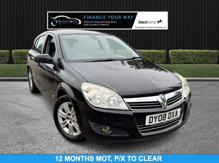 2008 08 VAUXHALL ASTRA 1.8I 16V DESIGN HATCHBACK 5DR PETROL MANUAL (175 G/KM, 13