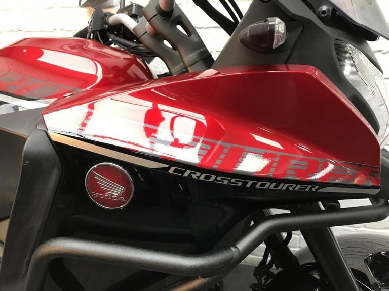 HONDA VFR 1200 X-H, 2018/18 PLATE, 18038 MILES AND FINISHED IN RED