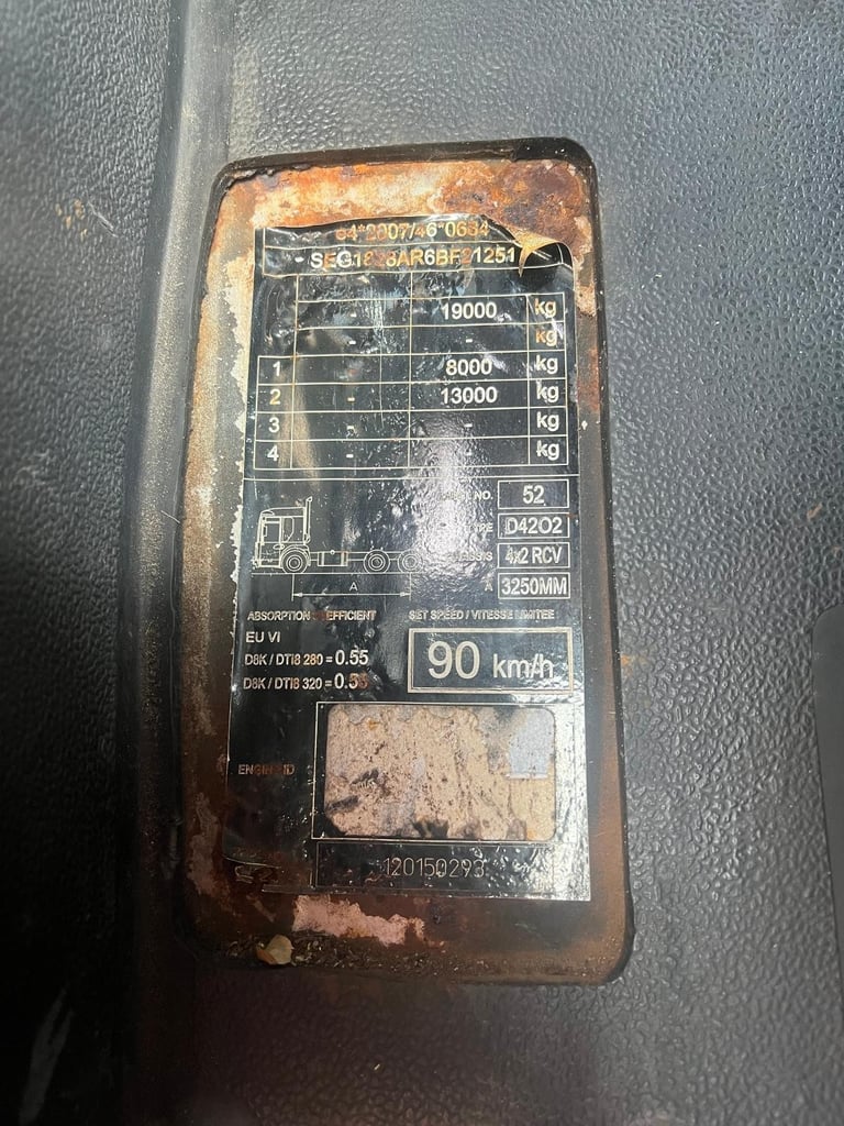 DENNIS ELITE 6 (6) 18 TONNE REFUSE TRUCK 4X2 