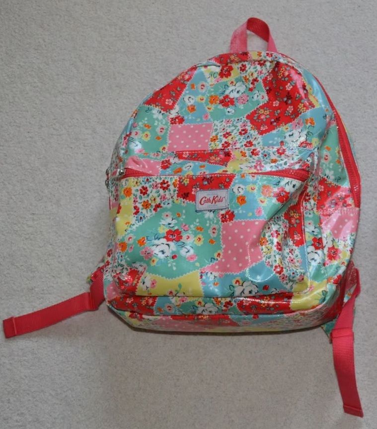 Cath Kidston / Cath Kids Oilcloth Floral Girls Baby Changing Bag Rucksack