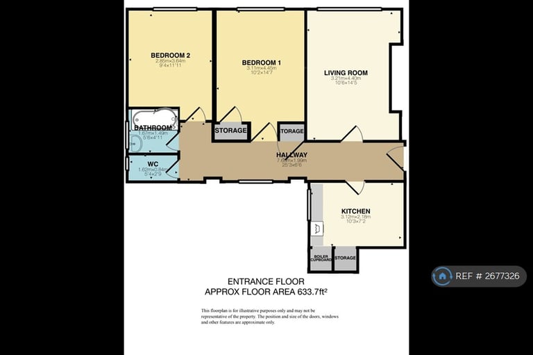 2 bedroom flat in Hamstead Court, Birmingham, B19 (2 bed) (#2677326)