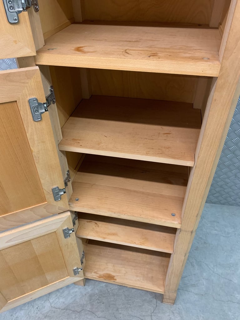 Habitat Olivia Freestanding Beech Kitchen Dining Larder / Pantry unit 