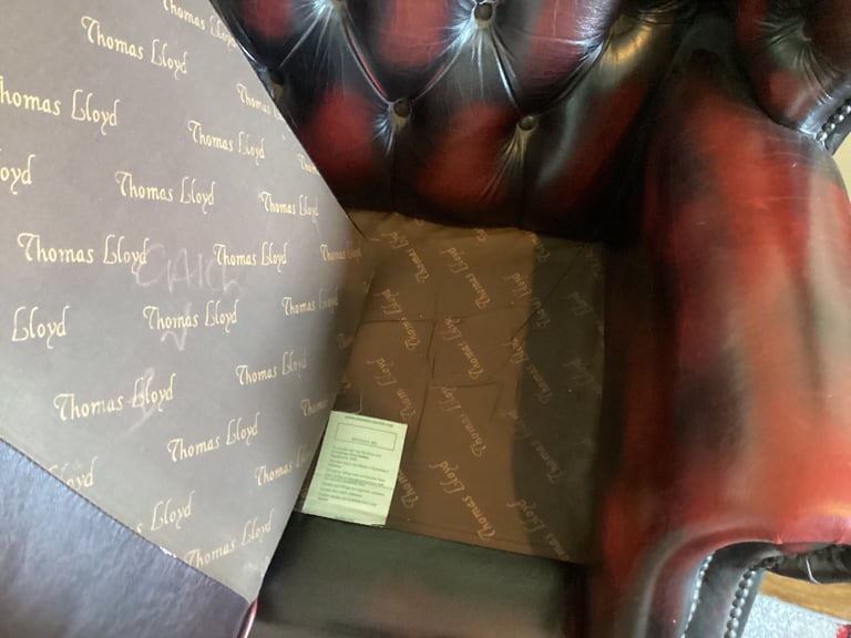 Chesterfield leather chair 