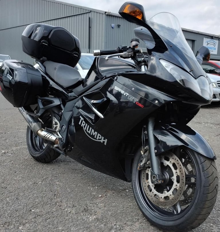image for 2014 14 TRIUMPH SPRINT GT1050 ABS GT 1050 TOURER BLACK FULL LUGGAGE NEW MOT ST