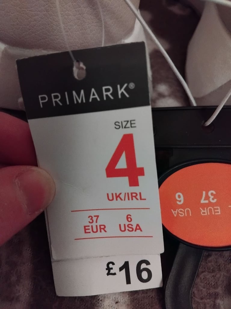 Ladies primark trainers size 4 brand new