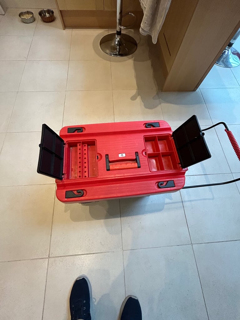 PROFESSIONAL RUBI TILE CUTTERS AND WHEELED TOOL BOX