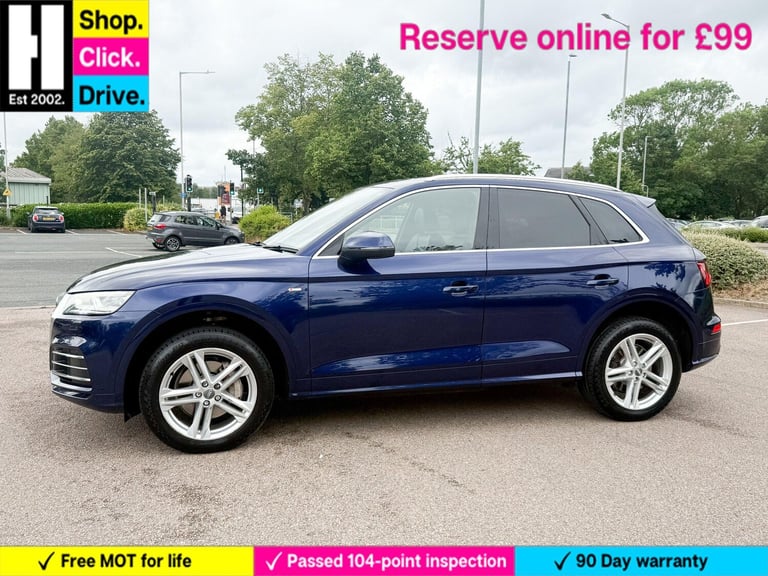 2017 Audi Q5 2.0 TFSI S line S Tronic quattro Euro 6 (s/s) 5dr ESTATE Petrol Automatic