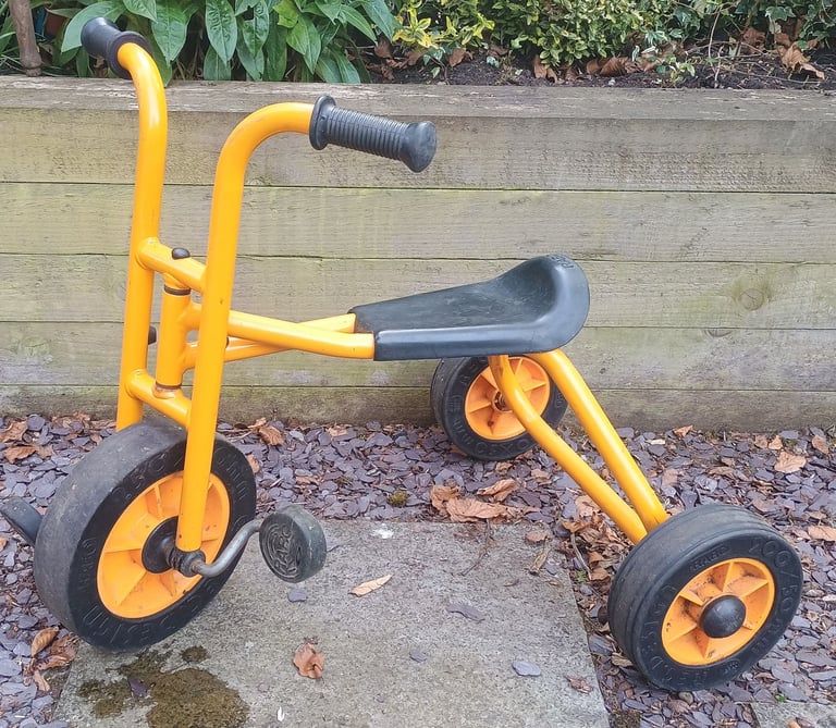 image for RABO Trike (Age 1-4) Tricycle Yellow Nursery Heavy Duty Educational Setting