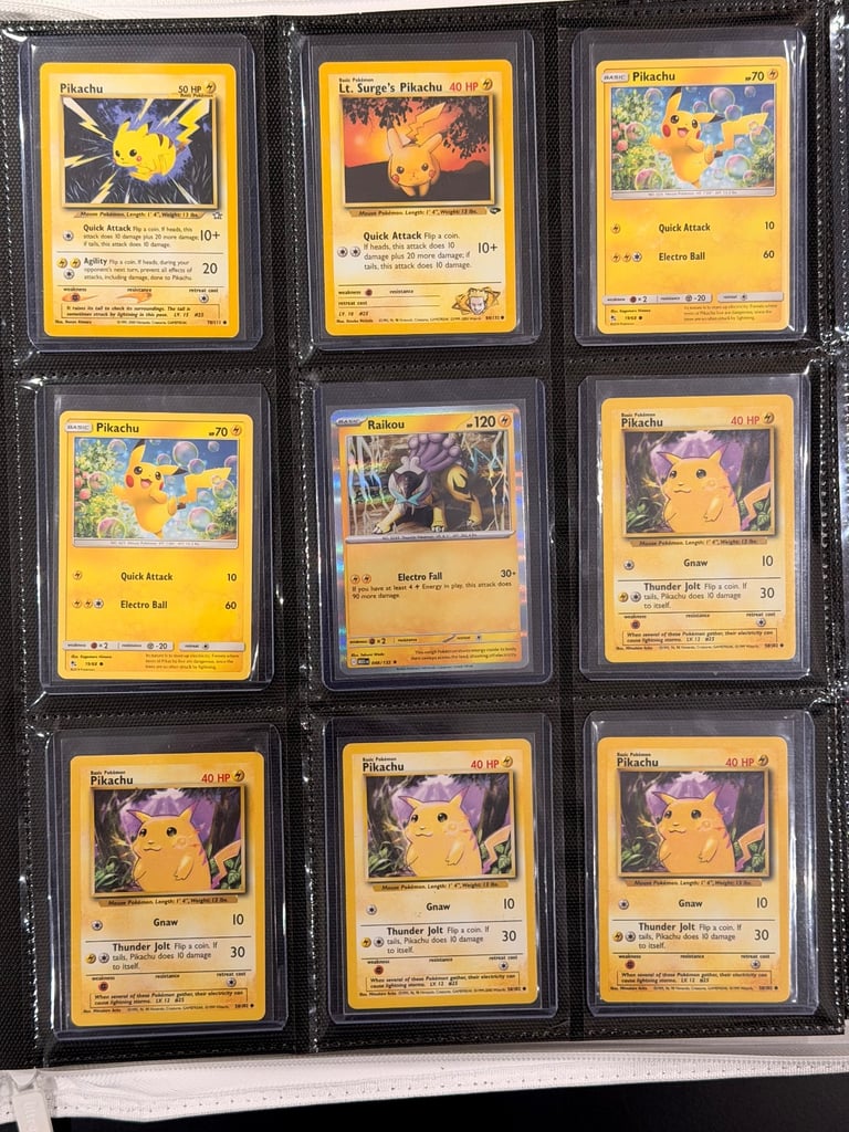 252 Pokémon Cards Binder NM – WOTC to Modern, Sealed, Promo EX/SIR Collection - EBAY LISTING