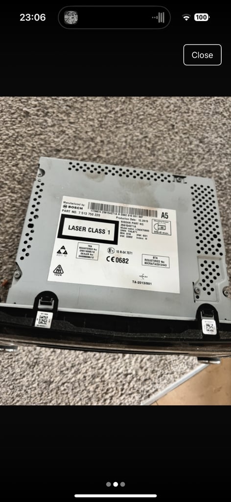 Nissan audio video navigation system 