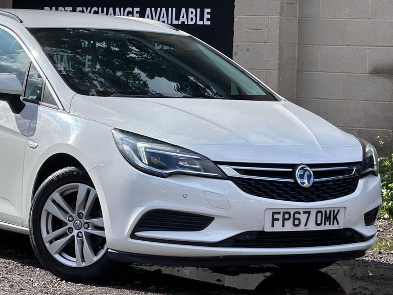 2017 Vauxhall Astra 1.0i Turbo ecoTEC Tech Line Nav Sports Tourer Euro 6 (s/s) 5dr ESTATE Petrol ...