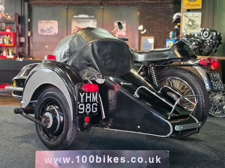 1969 BSA THUNDERBOLT 650 GARRARD WATSONIAN SIDECAR BARN FIND