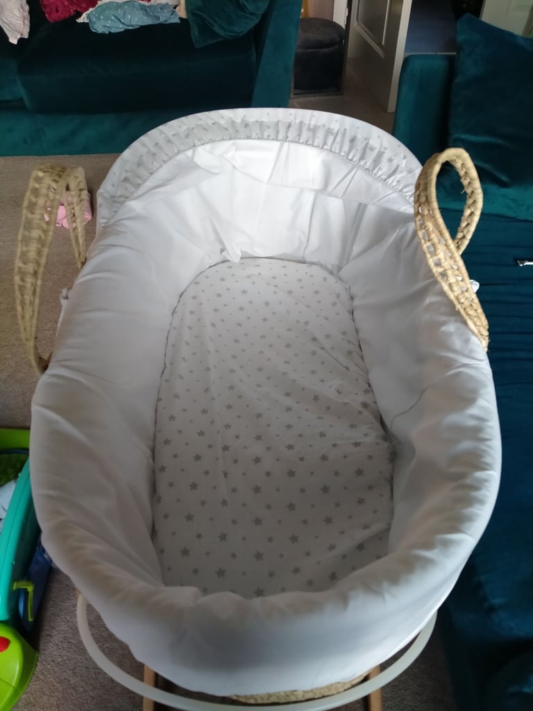 Moses basket and stand - open to sensible offers