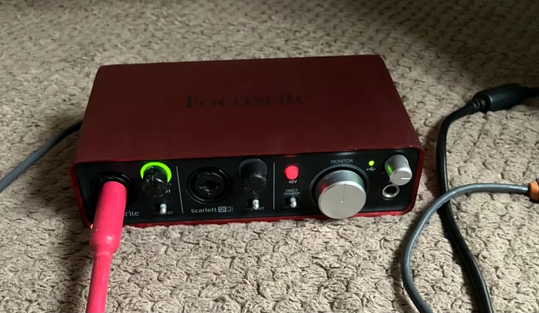 Focusrite Scarlett 2i2 USB Audio interface 