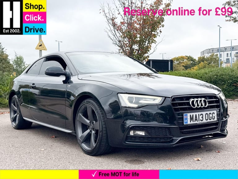 2013 Audi A5 2.0 TDI Black Edition Coupe 2dr Diesel Manual Euro 5 (s/s) (177 ps) COUPE Diesel Manual