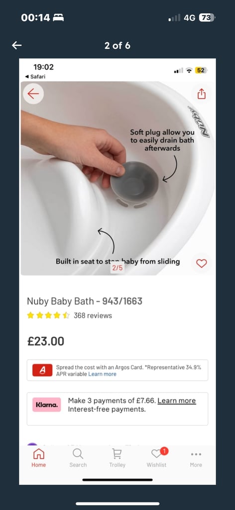 Baby bath 