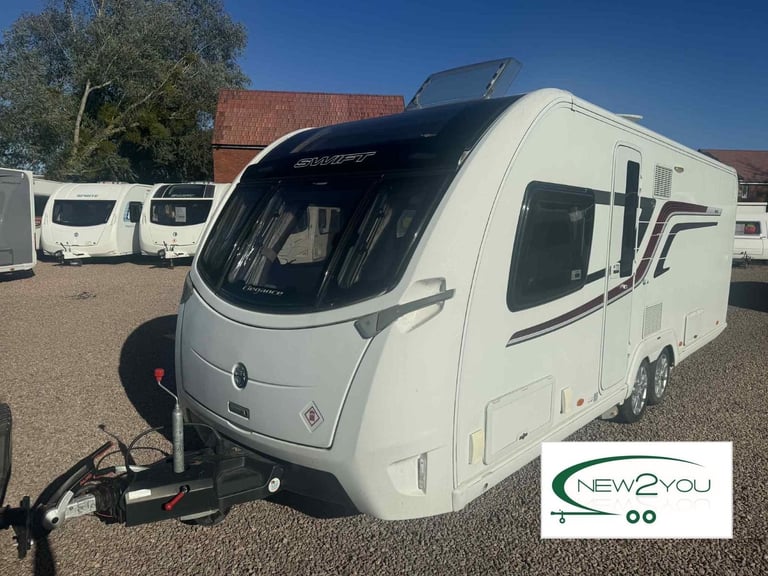 2014 Swift Elegance 645 4 berth TRANSVERSE BED Caravan - STOCK NO E147