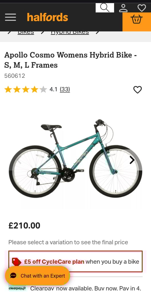 Brand New APOLLO COSMO Hybrid Bike - Unboxed Only. ** NO OFFERS **