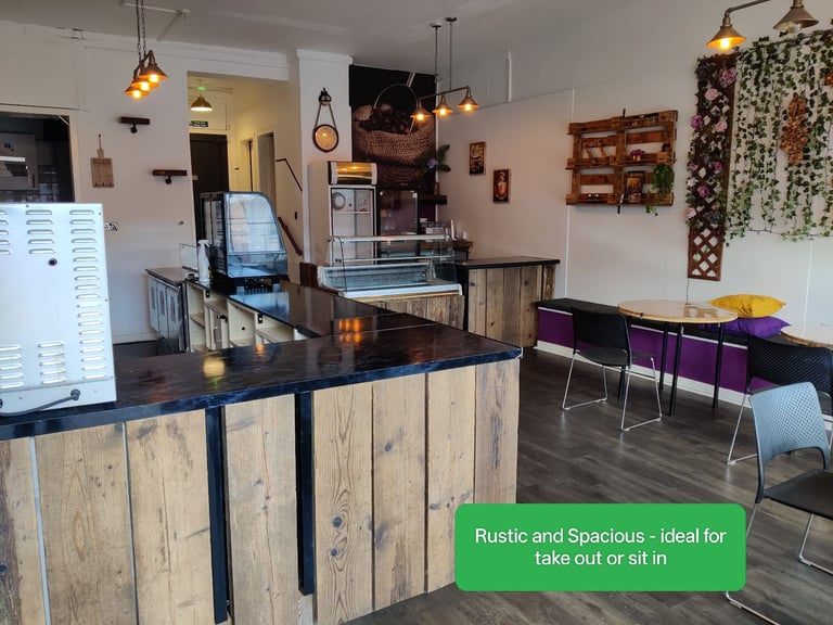 Shop TO LET Cafe Bakery Dessert Food Business for Rent KIRKCALDY CENTRAL