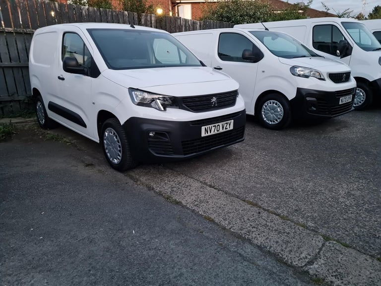 2021 Peugeot Partner Professional Hdi 100 Bhp Diesel Three Front Seats Side Door
