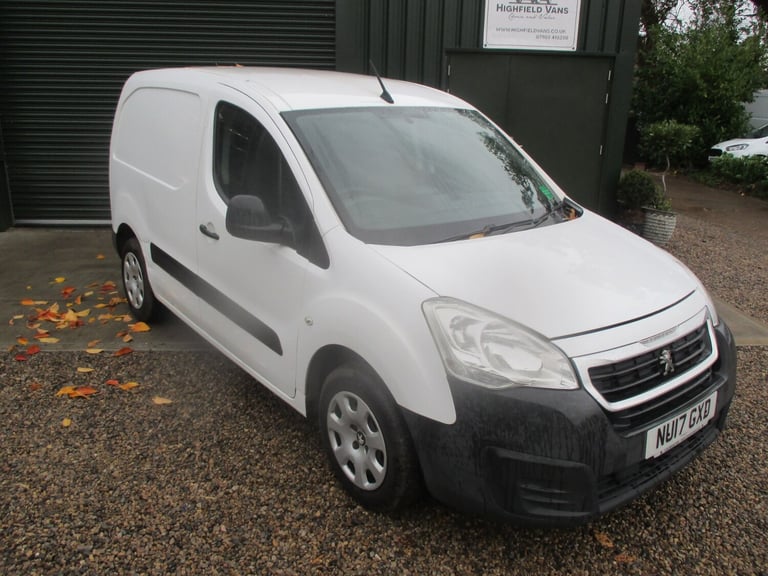 2017 Peugeot Partner 850 1.6 BlueHDi 100 Professional Van AIR CON 3 SEATS NO VAT PANEL VAN Diesel...