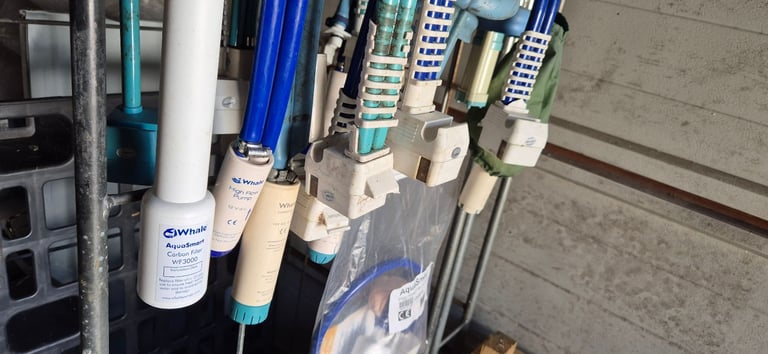 WHALE and other water pumps and filters for caravan motorhome camper boat.