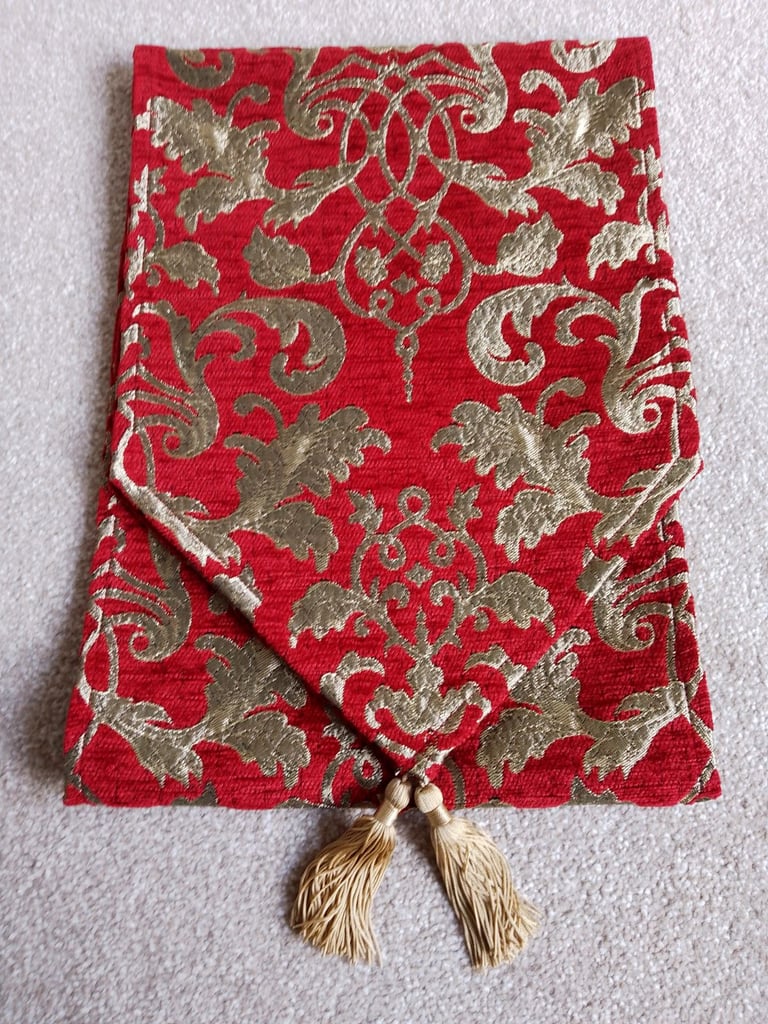 image for Brocade table runner 185 cm long - 2 available