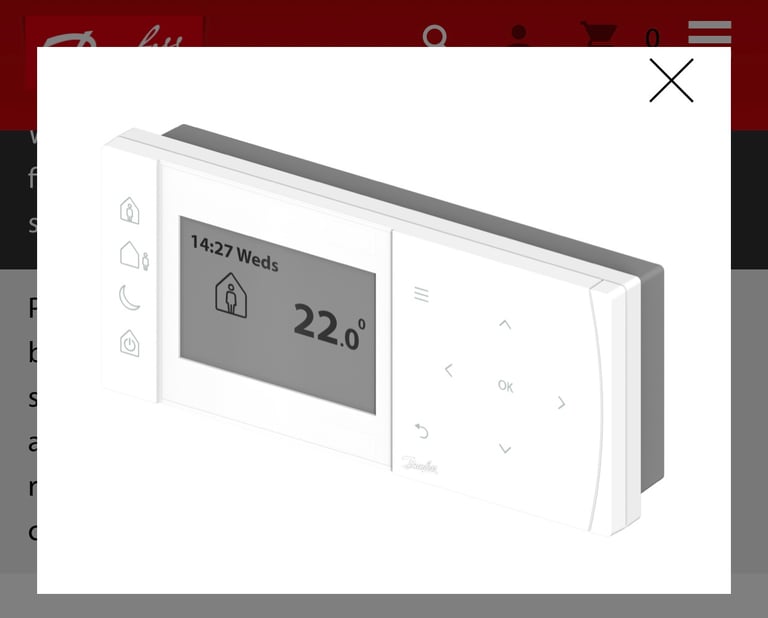image for Programmable room thermostat Mains