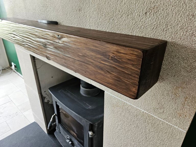 Wooden Mantels Fireplace Beam Shelving 