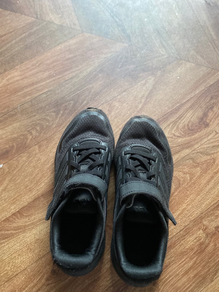 Black adidas shoes