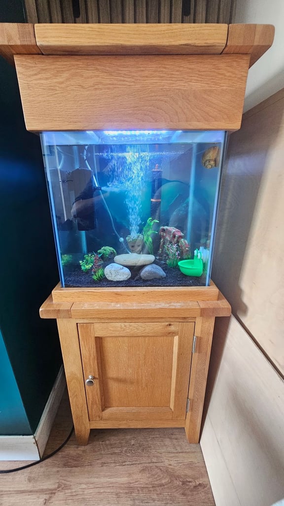 image for 90 litre aqua oak aquarium 