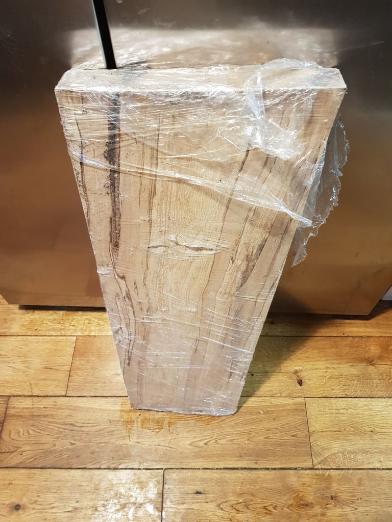Solid spalted beech slab Offcut 