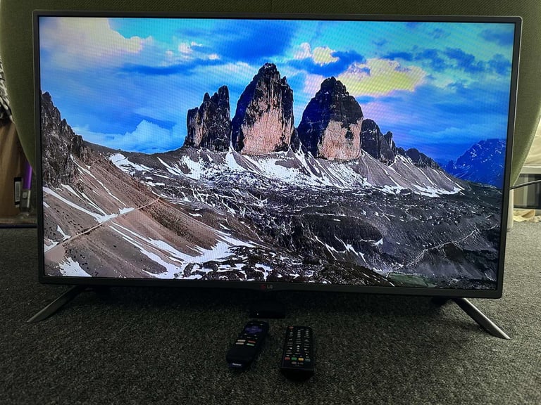 image for LG 43 inch TV with Roku stick