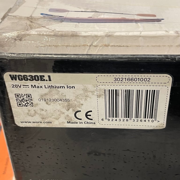 WORX WG630E.1 18V 20V Max Cordless Hydroshot Pressure Washer Boxed