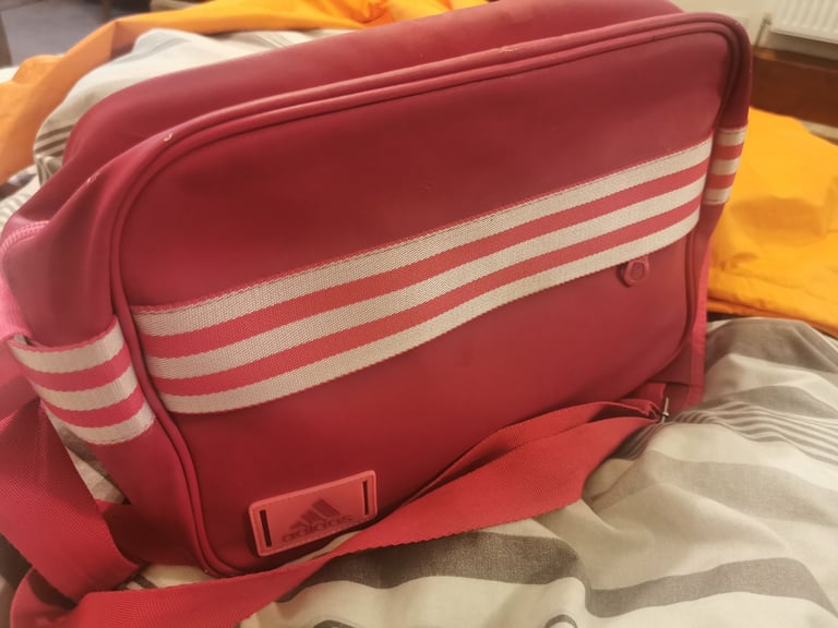 Pink Adidas satchel