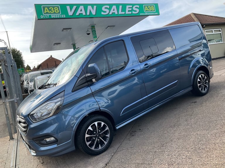 2020 FORD TRANSIT CUSTOM 310 SPORT L2 2.0 TDCI 185 BHP FWD DOUBLE CAB VAN EURO 6
