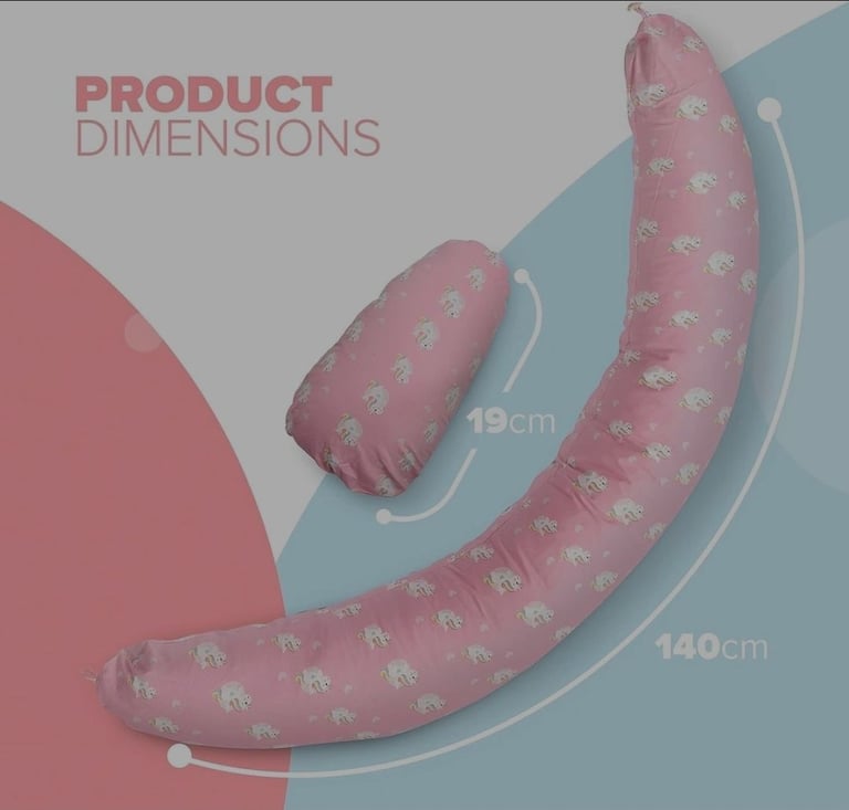 A new still packed Pregnancy Pillow & Feeding Cushion Provides Mother, 