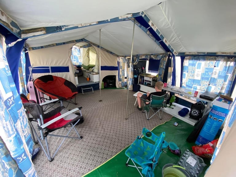 Folding Camper Sunncamp 400se Sunncamp-tent Camping Tents For Sale