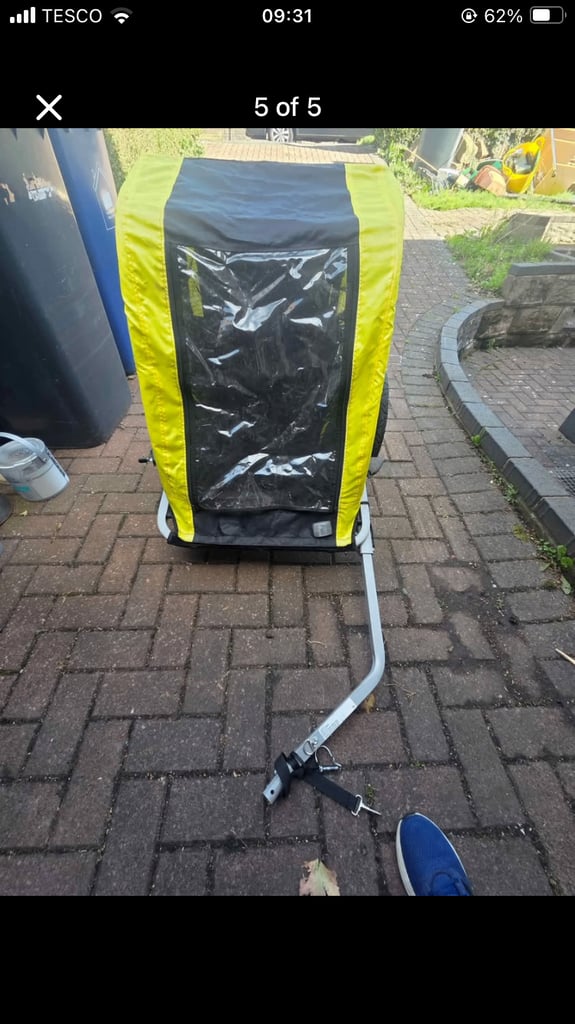 Bike child carrier trailer