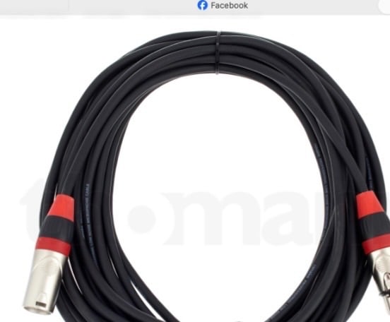 image for XLR LOW NOISE MICROPHONE CABLE,10 METRES