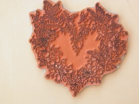 rubber stamp craft heart